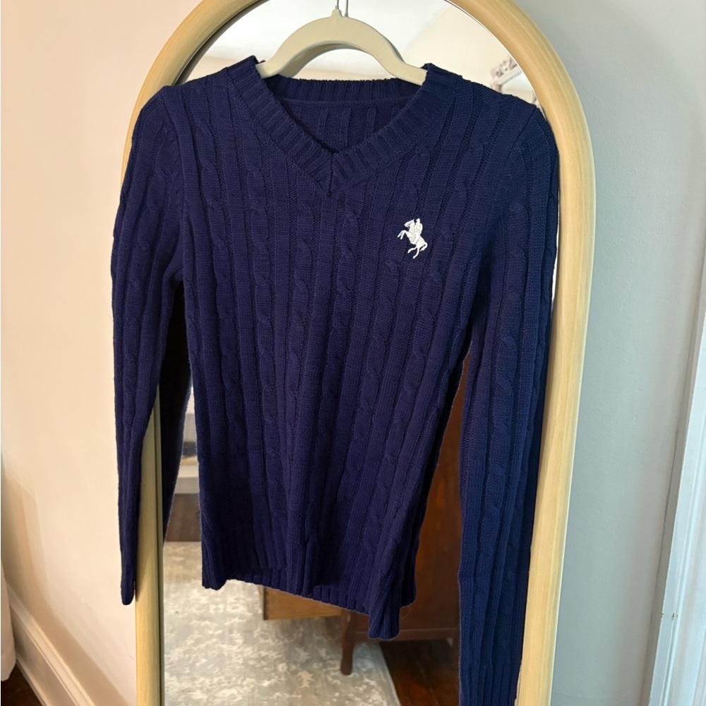 Navy blue sweater never worn